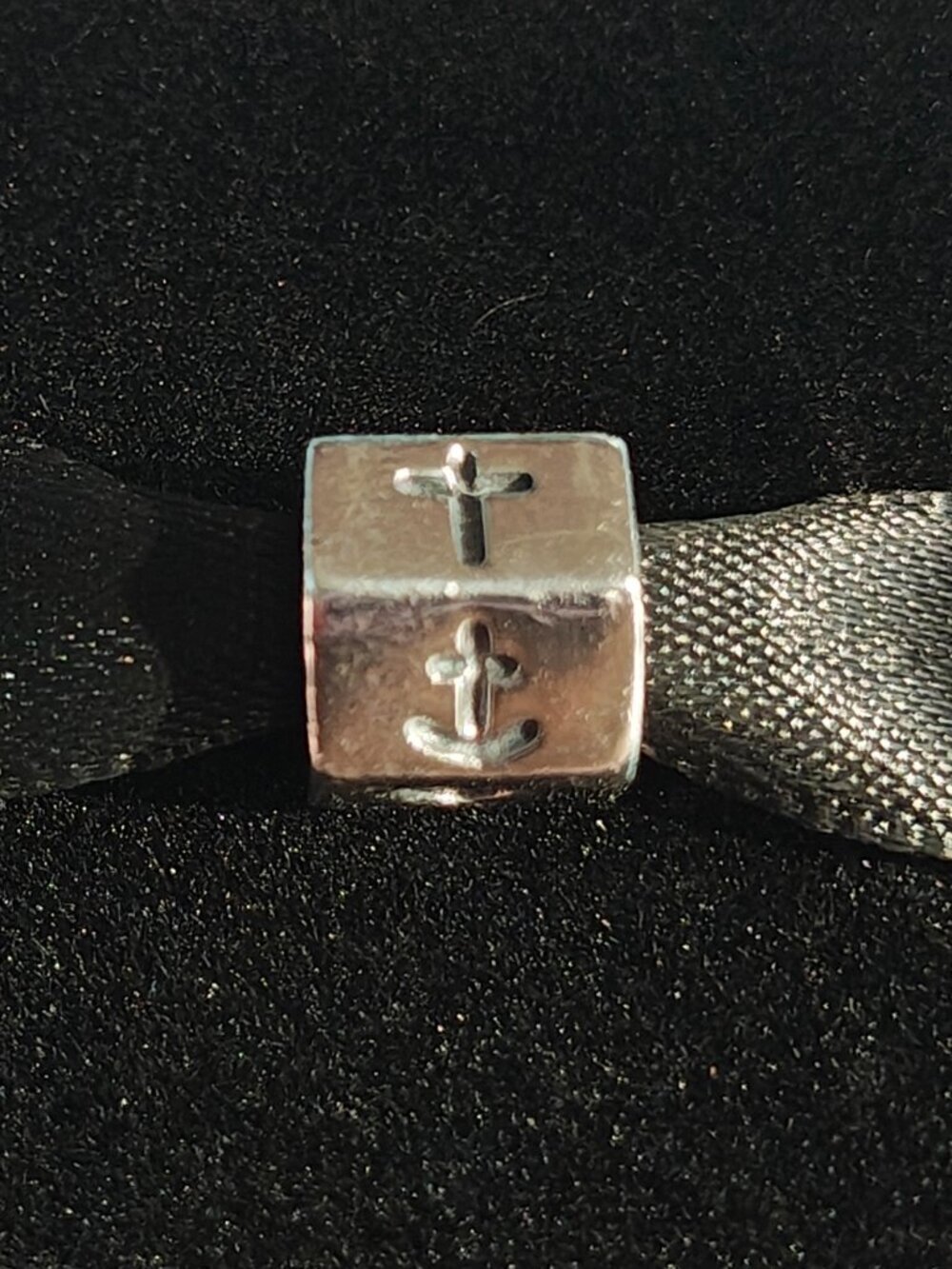 Authentic Pandora Faith Hope Love Charm 790119 Cross Anchor Heart - Picture 5 of 11